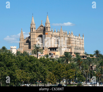 Die Kathedrale von Palma de Mallorca Spanien Stockfoto