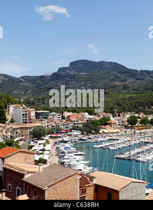 Peurto Soller auf Mallorca Stockfoto