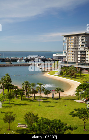 Erholung-Lagune, Darwin Waterfront Precinct, Darwin, Northern Territory, Australien Stockfoto