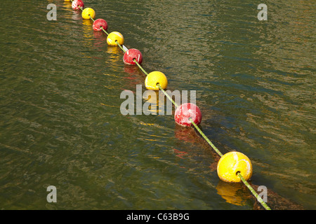 Bojen, Recreation Lagoon, Darwin Waterfront Precinct, Darwin, Northern Territory, Australien Stockfoto