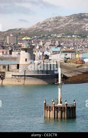 Holyhead Leuchtturm, Anglesey wales Stockfoto