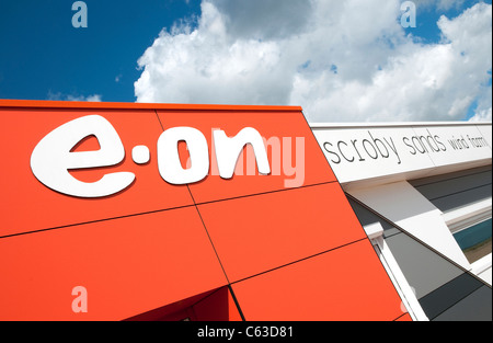 e-on Wind Farm Information Centre in great Yarmouth, Norfolk, england Stockfoto