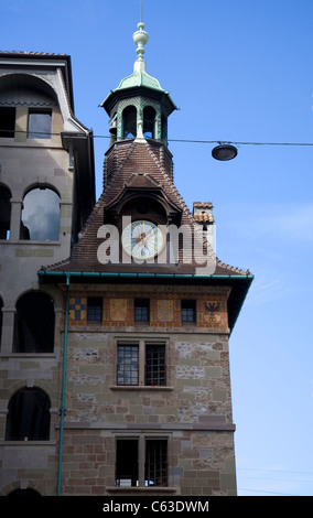 Clocktower am Place du Molard in Genf Stockfoto