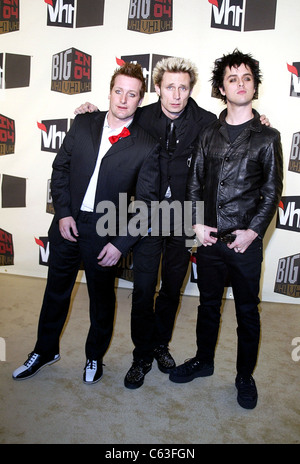 GreenDay bei den VH1 BIG IN 04 VH1 MUSIC AWARDS, Los Angeles, CA, 1. Dezember 2004. (Foto: J. Emilio Flores/Everett Collection) Stockfoto