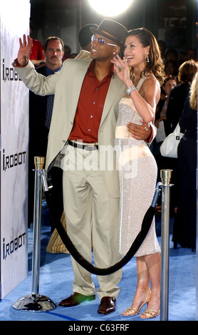 Will Smith und Bridget Moynahan bei Premiere von I, ROBOT 7. Juli 2004, in Los Angeles, Kalifornien (Foto von John Hayes / Everett Collection) Stockfoto