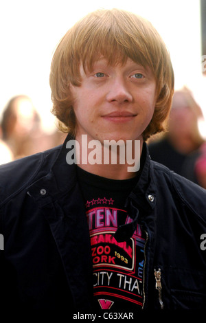 Rupert Grint in der NBC-heute-SHOW-Konzert mit KT Tunstall, Rockefeller Center, New York, NY, 13. Juli 2007. Foto von: George Taylor/Everett Collection Stockfoto