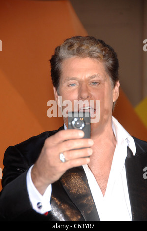 David Hasselhoff in Anwesenheit für The COMEDY CENTRAL Roast Of David Hasselhoff, Sony Bilder Studios, Culver City, CA 1. August 2010. Foto von: Michael Germana/Everett Collection Stockfoto