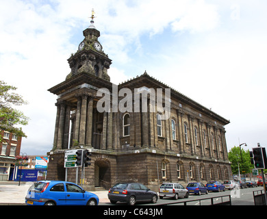 Die ehemalige Burslem Rathaus Stoke-on-Trent The Potteries North Staffordshire Mitarbeiter West Midlands England UK Stockfoto