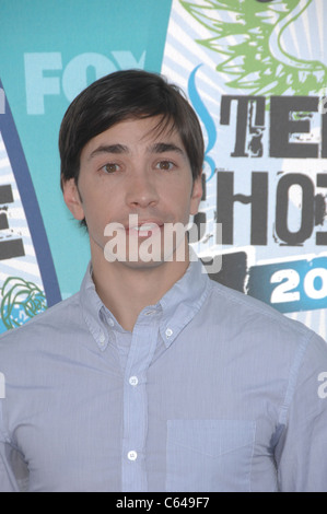 Justin Long im Ankunftsbereich für Teen Choice Awards 2010 - Ankünfte, Gibson Amphitheater, Los Angeles, CA 8. August 2010. Foto von: Michael Germana/Everett Collection Stockfoto