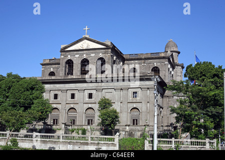 Die Catedral de Santiago, die 1972 Erdbeben, Managua, Nicaragua, Mittelamerika schwer beschädigt wurde Stockfoto