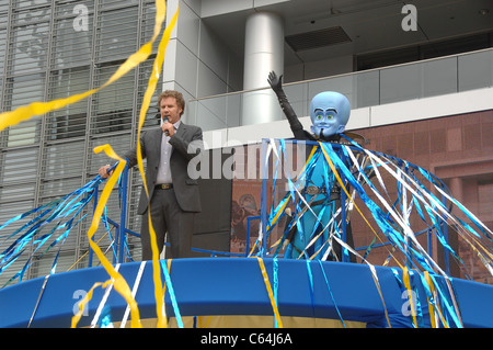 Will Ferrell, Megamind bei einem öffentlichen Auftritt für DreamWorks Animation & Guinness World Records größten Superhelden treffen In Stockfoto