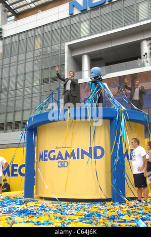 Will Ferrell, Megamind bei einem öffentlichen Auftritt für DreamWorks Animation & Guinness World Records größten Superhelden treffen In Stockfoto