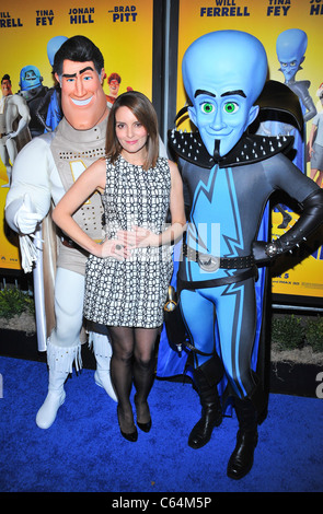 Tina Fey im Ankunftsbereich für MEGAMIND Premiere, AMC Lincoln Square IMAX 13 Theater, New York, NY 3. November 2010. Foto von: Gregorio T. Binuya/Everett Collection Stockfoto