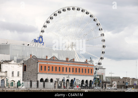 O2-Arena und Augenhöhe Dublins Irlands Stockfoto