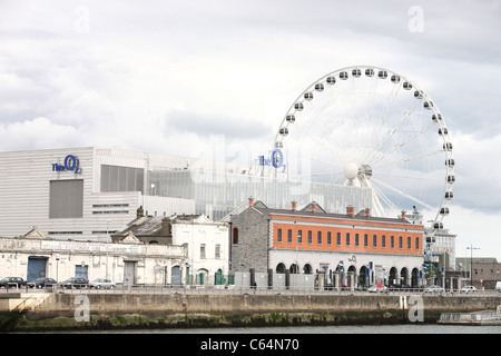 O2-Arena und Augenhöhe Dublins Irlands Stockfoto