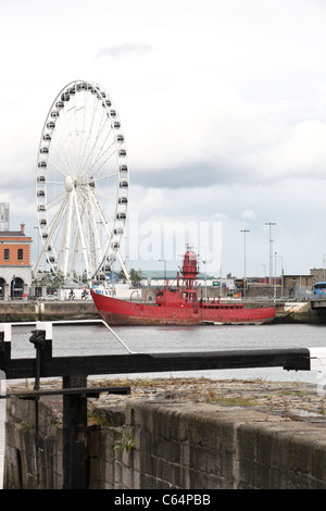 O2-Arena und Augenhöhe Dublins Irlands Stockfoto