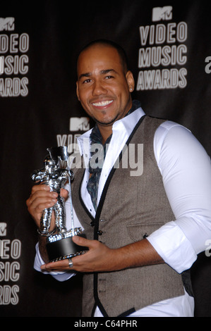 Romeo im Presseraum für 2010 MTV Video Music Awards VMA es - PRESS ROOM, Nokia Theatre L.A. LIVE, Los Angeles, CA 12. September 2010. Foto von: Michael Germana/Everett Collection Stockfoto