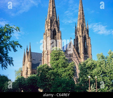 St Paul protestantischen Tempel, Straßburg, Elsass, Frankreich Stockfoto