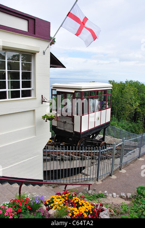 Babbacombe Cliff Railway, Babbacombe, Devon, England, Vereinigtes Königreich Stockfoto