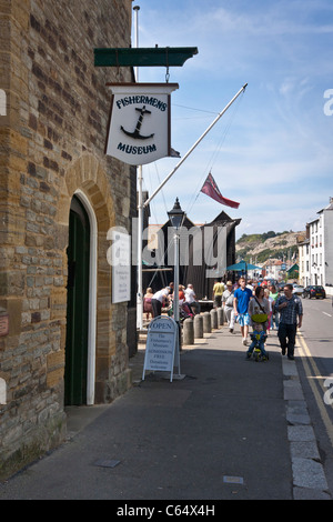 Hastings Fischer Museum, Außenansicht von der Rock-a-Nore Straße. Stockfoto