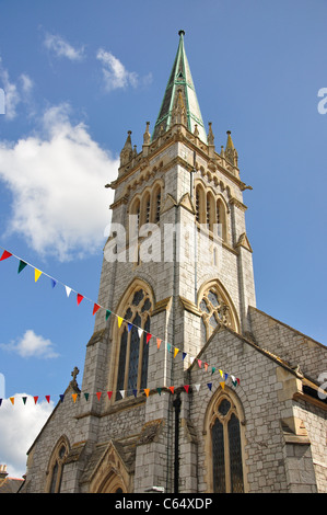 Haus, Queen Street, Newton Abbot, Teignbridge Kirchenkreis, Devon, England, Vereinigtes Königreich Stockfoto