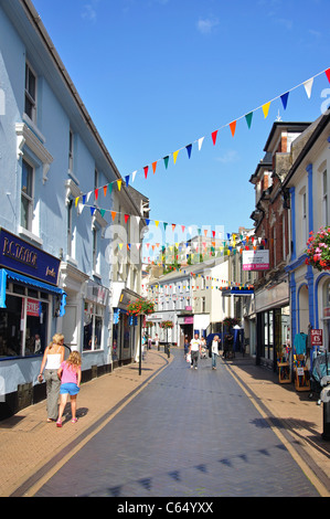 Fore Street, Brixham Hafen, Brixham, Devon, England, Vereinigtes Königreich Stockfoto