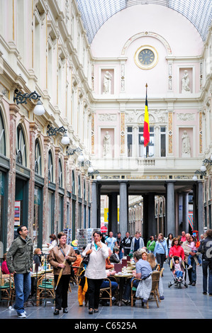 Brüssel, Belgien. Galeries St. Hubert (1864; J P Cluysenaer - Neo-klassischen) Stockfoto