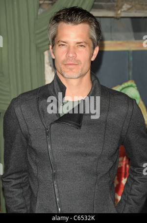 Timothy Olyphant im Ankunftsbereich für RANGO Premiere, Village Theatre in Westwood, Los Angeles, CA 14. Februar 2011. Foto von: Dee Cercone/Everett Collection Stockfoto