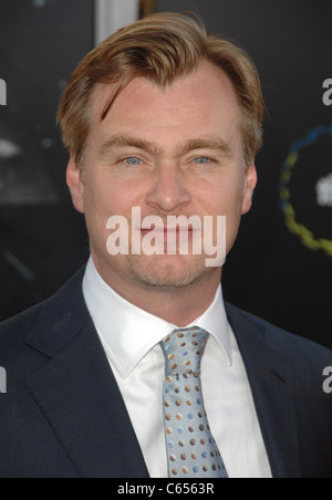 Christopher Nolan im Ankunftsbereich für INCEPTION Premiere, Graumans Chinese Theatre, Los Angeles, CA 13. Juli 2010. Foto von: Dee Cercone/Everett Collection Stockfoto