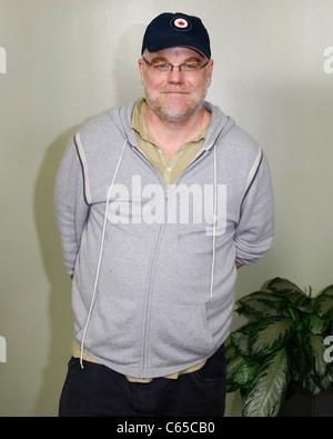 Philip Seymour Hoffman im Ankunftsbereich für JACK GOES BOATING Premiere, Landmark Theater, Los Angeles, CA 13. September 2010. Foto von: Craig Bennett/Everett Collection Stockfoto