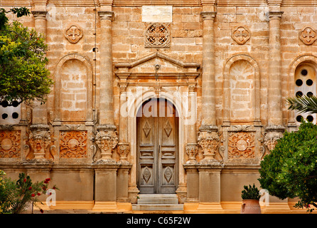 Gouverneto Kloster (Moni Gouvernetou), eines der ältesten Klöster auf Kreta, in Akrotiri Halbinsel, Präfektur Chania. Stockfoto