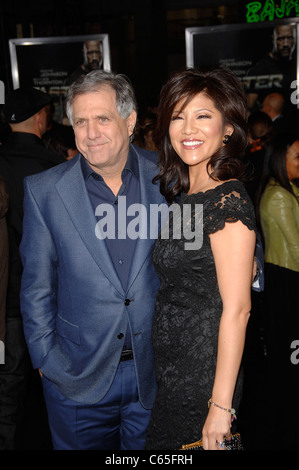 Les Moonves, Julie Chen im Ankunftsbereich für schnellere Premiere, Graumans Chinese Theatre, Los Angeles, CA 22. November 2010. Foto von: Michael Germana/Everett Collection Stockfoto