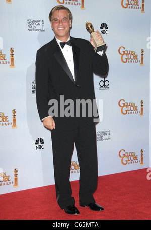 Aaron Sorkin im Presseraum für The Hollywood Foreign Press Association 68. Annual Golden Globes Awards - PRESS ROOM, Beverly Hilton Hotel in Los Angeles, CA 16. Januar 2011. Foto von: Dee Cercone/Everett Collection Stockfoto