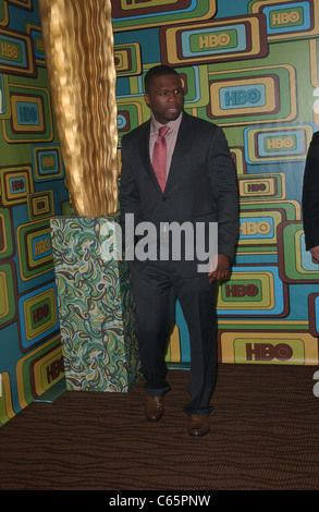 Curtis "50 Cent" Jackson auf der after-Party für HBO 2011 Golden Globes After Party, Circa 55 Restaurant, Los Angeles, CA 16. Januar 2011. Foto von: Tony Gonzalez/Everett Collection Stockfoto