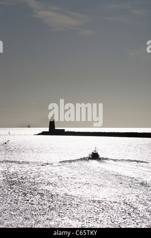 Poolbeg Leuchtturm Dublin Stockfoto