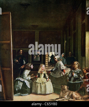 Las Meninas von Diego Velazquez. Stockfoto