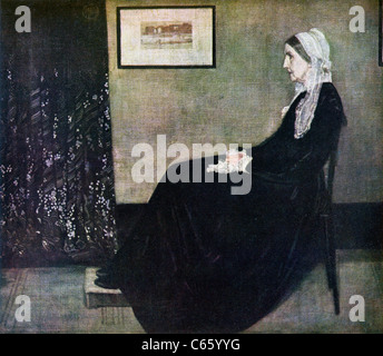 Porträt von meiner Mutter von James A. McNeill Whistler. Stockfoto