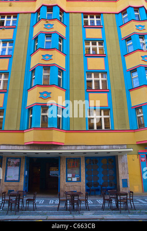 Palac Akropolis der Art-deco-Stil Palast von Rudolf Svoboda (1927) Zizkov Viertel Prag Tschechische Republik Europa Stockfoto