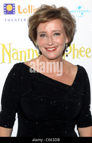 Emma Thompson im Ankunftsbereich für NANNY MCPHEE Renditen New Yorker Premiere, AMC Loew Lincoln Square 13, New York, NY 17. August 2010. Foto von: Rob Kim/Everett Collection Stockfoto