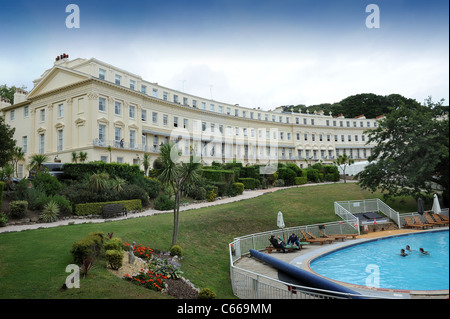 Osborne Hotel im Hesketh Halbmond Torquay an der englischen Riviera Stockfoto