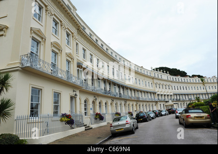 Osborne Hotel im Hesketh Halbmond Torquay an der englischen Riviera Stockfoto