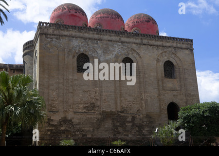 Kirche San Cataldo, Palermo: Norman Arabesque. Palermo, Sizilien, Italien, Europa, EU Stockfoto