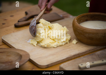 Mittelalterfest in Verdin Park, Northwich 13. August & 14., mit Living History Camps, Cheshire, UK Stockfoto