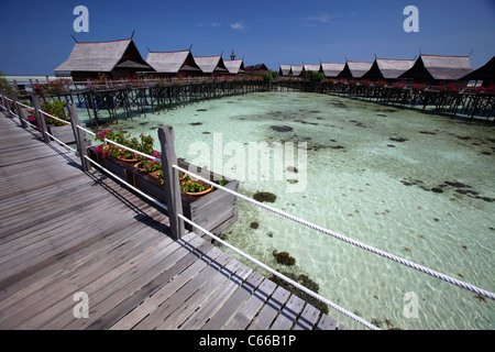 Kapalai Resort Kapalai Island, Borneo, Malaysia Stockfoto