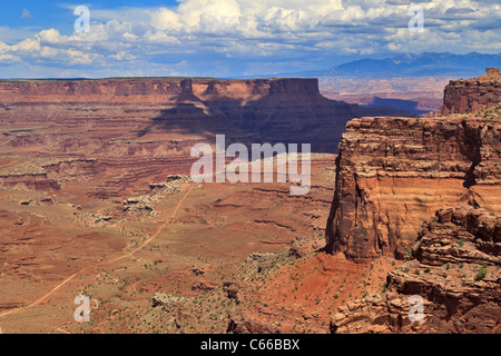 Shafer Canyon Overlook, Canyonlands National Park, Utah. Stockfoto