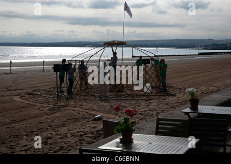 Portobello Beach in Edinburgh, Schottland Stockfoto