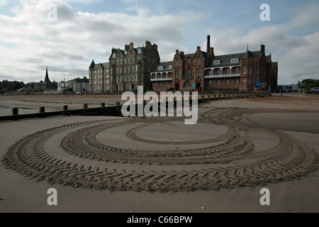 Portobello Beach in edinburgh Stockfoto