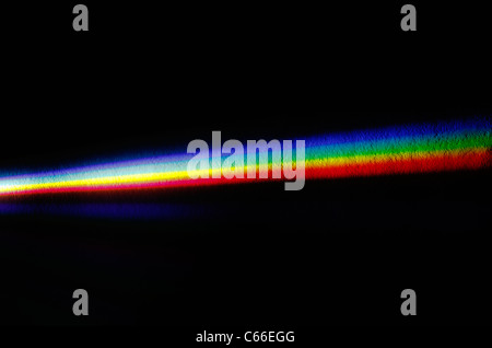 Weißes Lichtspektrum Stockfoto
