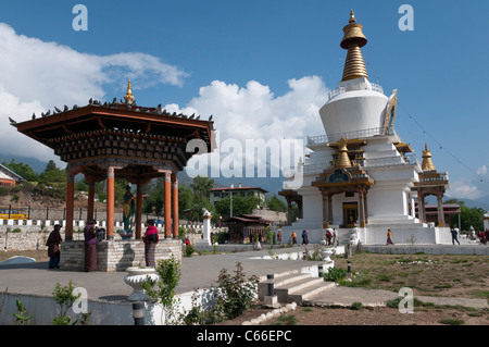 Nationaldenkmal Chorten. Thimpu. Bhutan Stockfoto