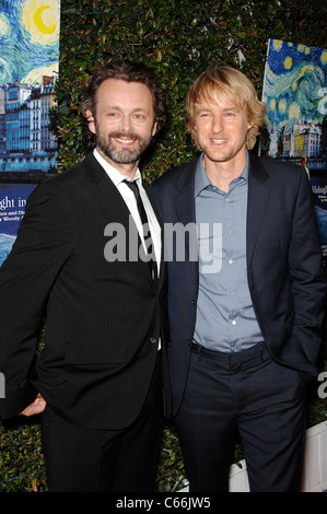 Michael Sheen, Owen Wilson im Ankunftsbereich für MIDNIGHT IN PARIS Premiere, Samuel Goldwyn Theater am AMPAS, Los Angeles, CA am 18 Mai, Stockfoto